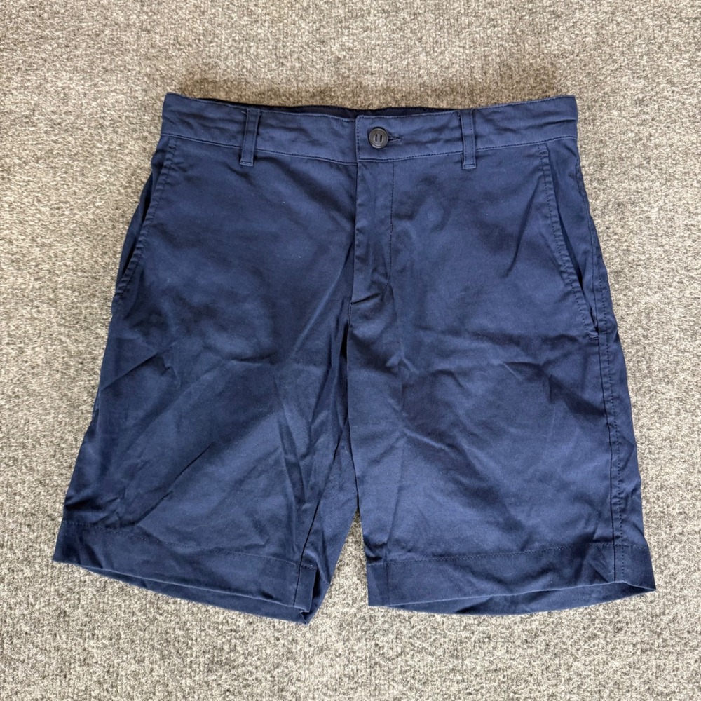 Outlier New Way Shorts Mens 28 Blue Stretch Nylon Tech Casual Travel Performance